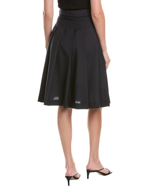 Officine Generale Black Officine Generale Kendra Wool Skirt