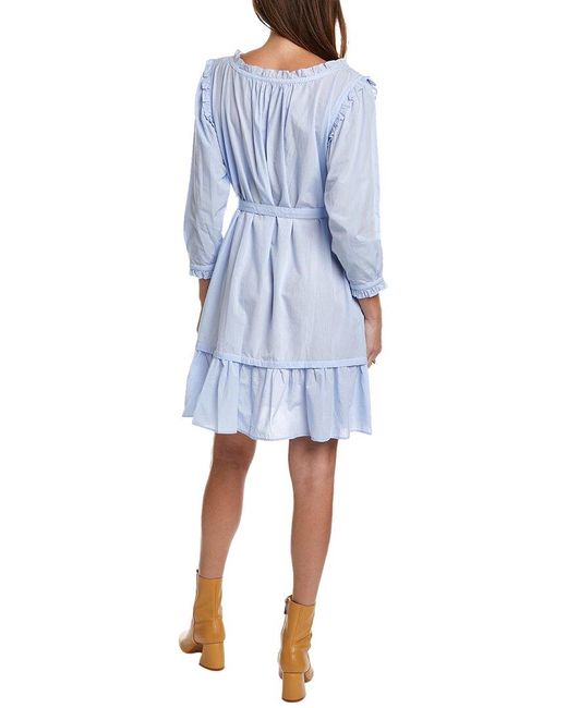 Burberry Blue Mini Dress