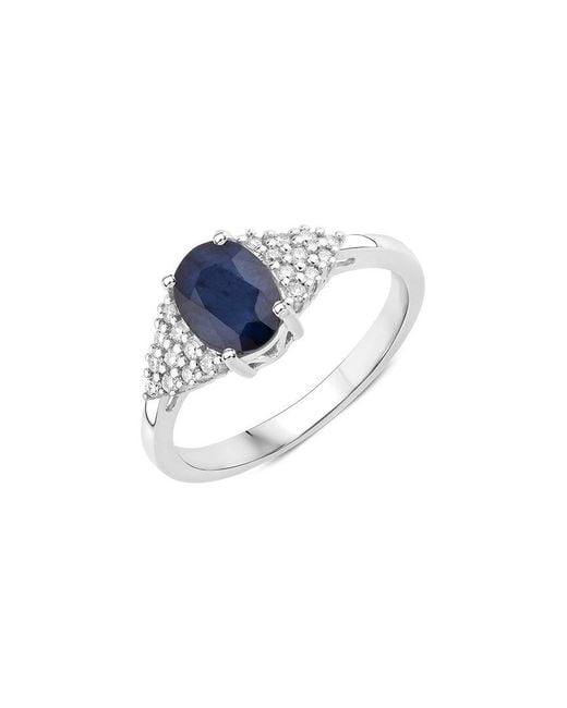 Diana M Blue 14K 1.73 Ct. Tw. Diamond & Sapphire Ring