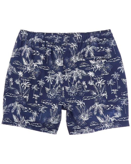 Onia Blue Stretch Volley Swim Short for men