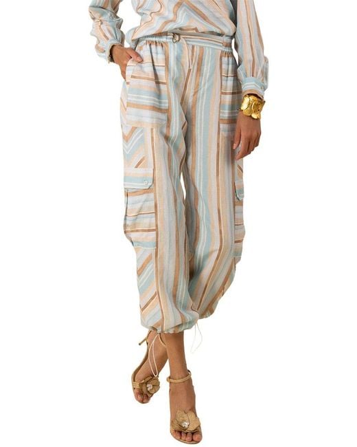 Hale Bob Natural Johanna Linen Pant