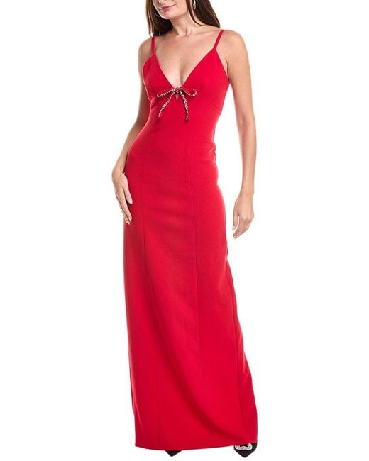 Cinq À Sept Red Adele Gown