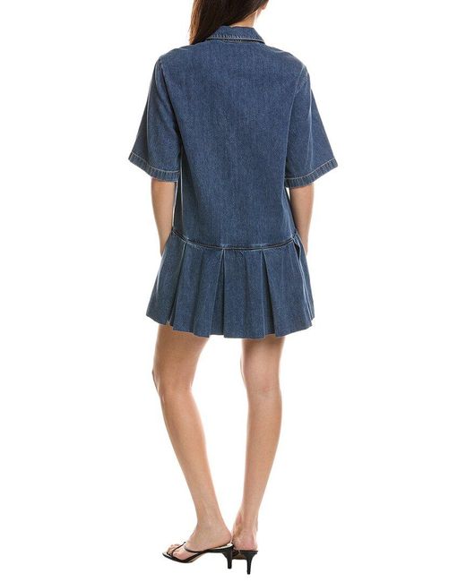 FRAME Blue Frame The Tennis Dress