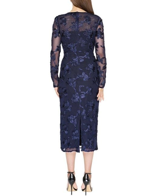 JS Collections Blue Kori Cocktail Dress