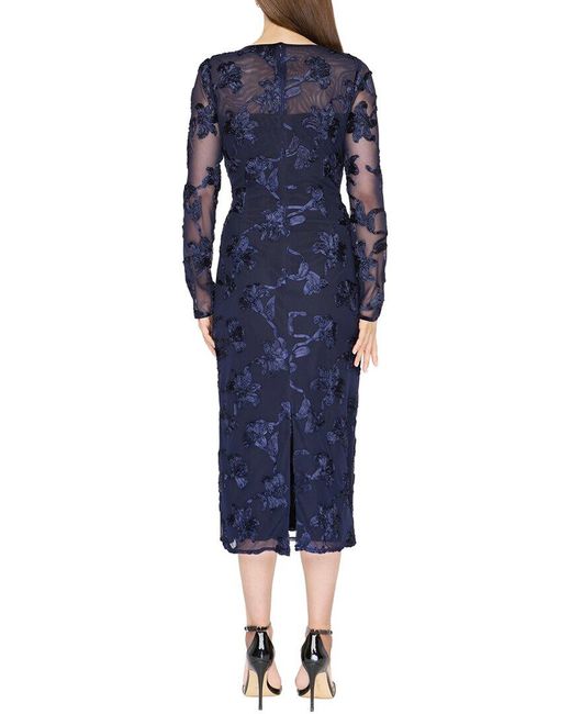 JS Collections Blue Kori Cocktail Dress