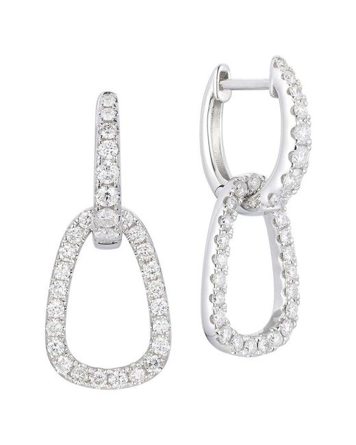 Gregg Ruth White 14K 0.85 Ct. Tw. Diamond Earring