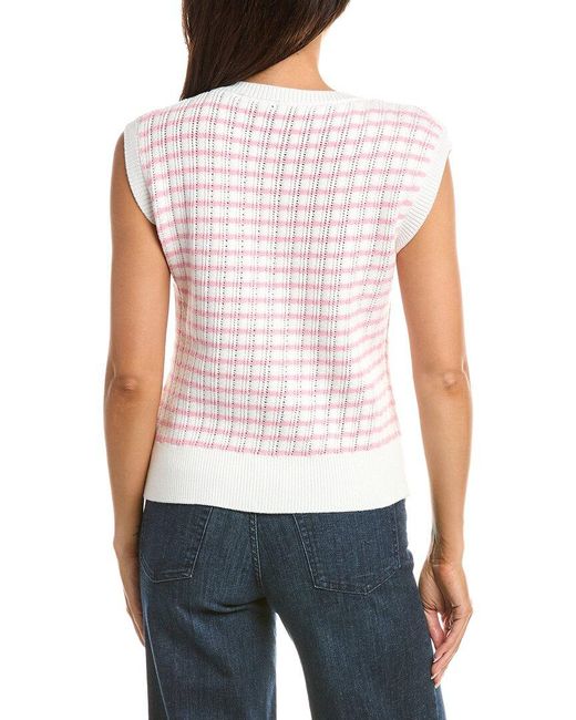 Tahari White The Dana Vest