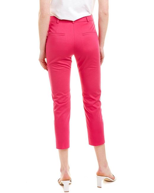 Max Mara Pink Calcut Long Trouser