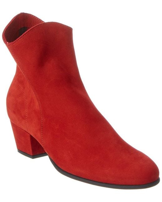 Arche Red Malahi Suede Bootie