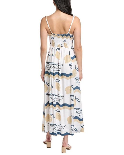 Tiare Hawaii Blue Bridget Maxi Dress