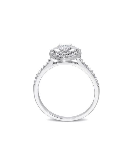 Rina Limor White 14K 0.32 Ct. Tw. Diamond Halo Ring