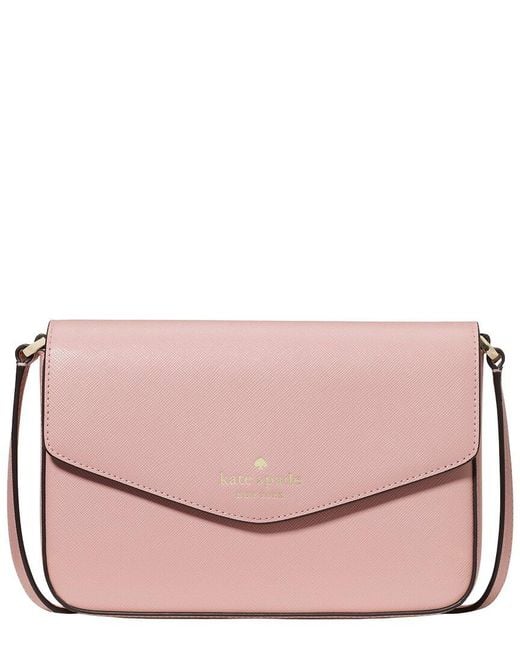 Kate Spade Pink Sadie Mini Saffiano Leather Crossbody