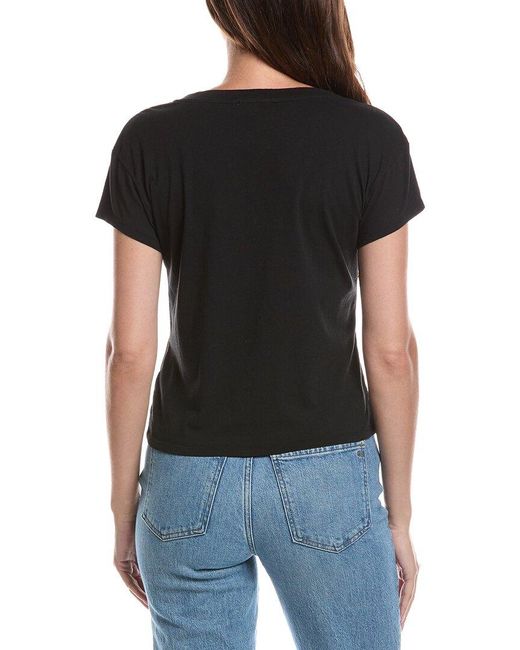 Z Supply Black Modern V-Neck T-Shirt