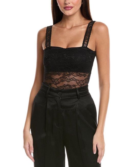 AllSaints Black Charli Lace Bodysuit