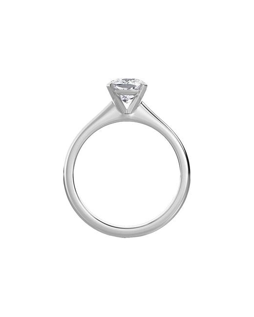 Diana M White Diana M. Fine Jewelry 14k 1.00 Ct. Tw. Lab Grown Diamond Solitaire Ring