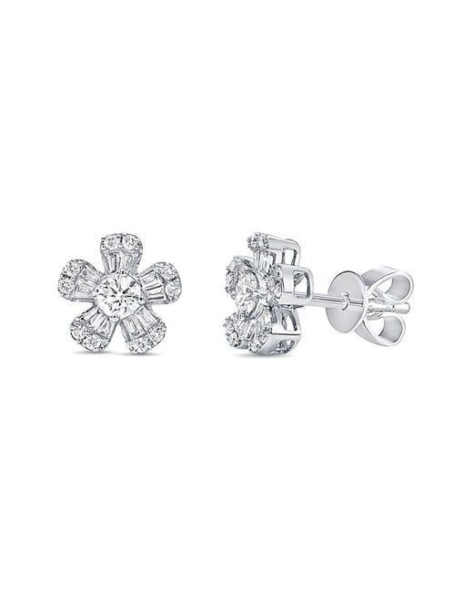 Sabrina Designs Metallic 14K 0.61 Ct. Tw. Diamond Stud Earrings