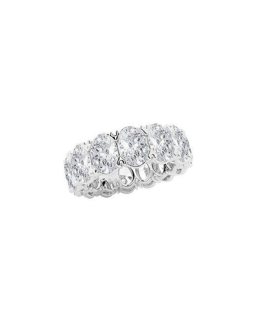 Lab Grown Diamonds White Platinum 10.00 Ct. Tw. Lab Grown Diamond Eternity Ring