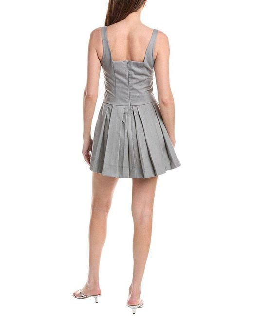 En Saison Gray Quinley Mini Dress