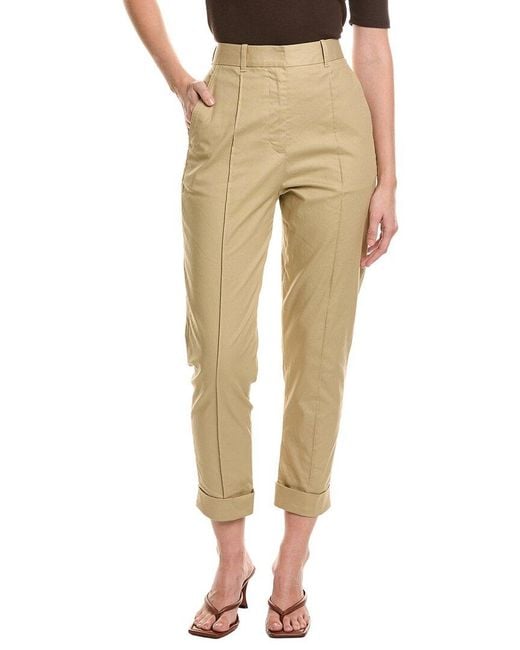 3.1 Phillip Lim Natural Cropped Carrot Trouser