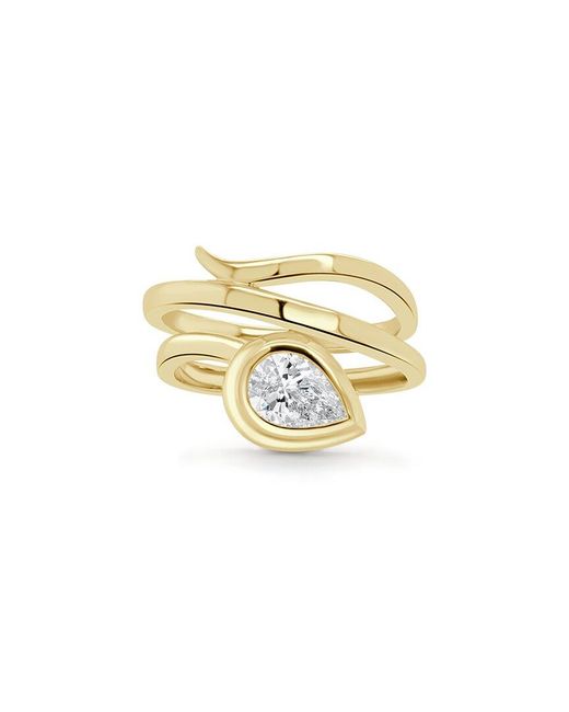 Sabrina Designs Lab Grown Diamonds Metallic Sabrina Designs 14K 0.80 Ct. Tw. Lab-Grown Diamond Wrap Ring