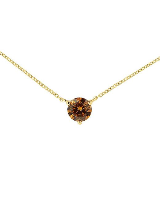 Haus of Brilliance Metallic 14K 0.50 Ct. Tw. Lab-Grown Diamond Solitaire Necklace