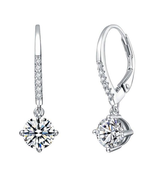 Genevive Jewelry Metallic Hoop Earrings