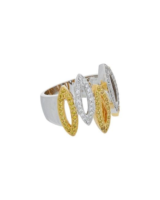 Diana M Metallic Fine Jewelry 14k Two-tone 0.60 Ct. Tw. Diamond Ring