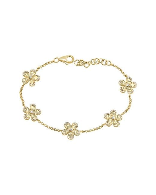 Sabrina Designs Metallic 14K 0.29 Ct. Tw. Diamond Bracelet