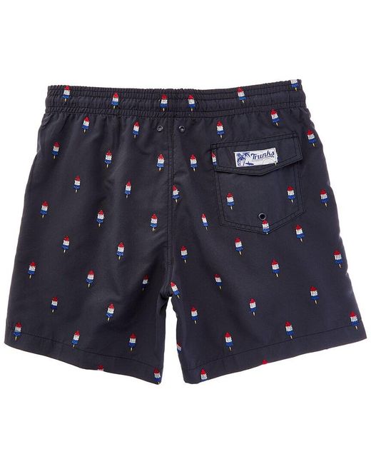 Trunks Surf & Swim Blue Sano Swim Trunk for men