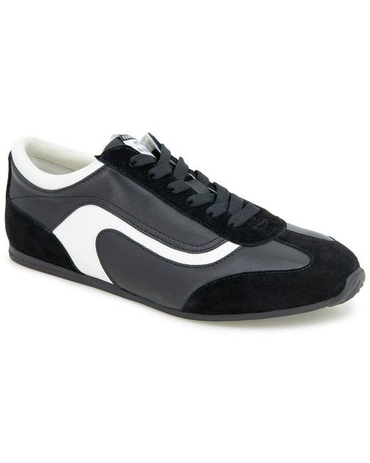 Kenneth Cole Black Alma Leather Sneaker