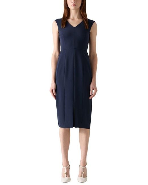 L.K.Bennett Blue Audrey Dress