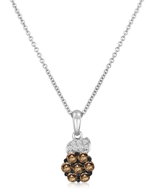 Le Vian Metallic Le Vian 14K 0.45 Ct. Tw. Diamond Pendant Necklace