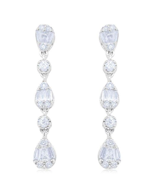 Meira T White 14k 0.45 Ct. Tw. Diamond Drop Earrings