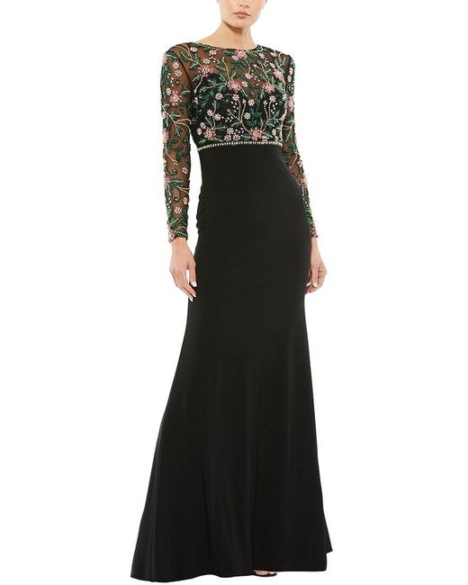 Mac Duggal Black Trumpet Gown