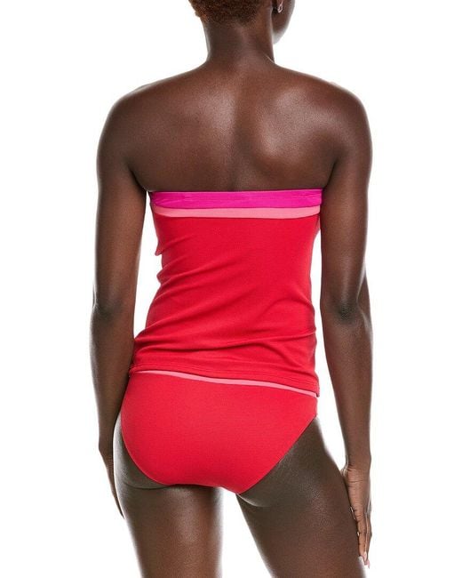 Tommy Bahama Red Island Cays Colorblock Bandini Top