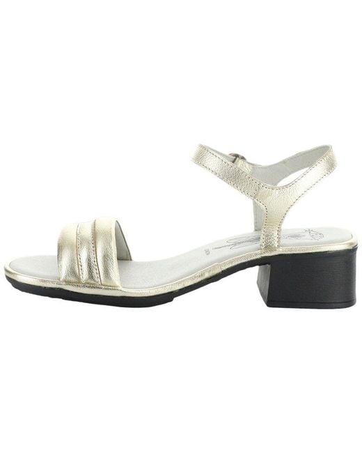 Fly London Metallic Eiva Leather Sandal