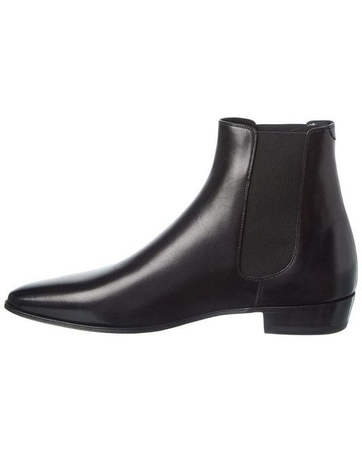 Céline Black Jacno Leather Boot for men
