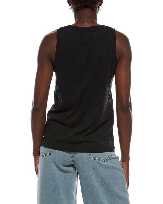 Madewell Black Whisper V-Neck Tank