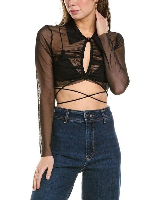 Bec & Bridge Black Bec & Bridge Blossom Top