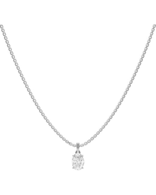 Lab Grown Diamonds Metallic 1.00 Ct. Tw. Lab-Grown Diamond Necklace
