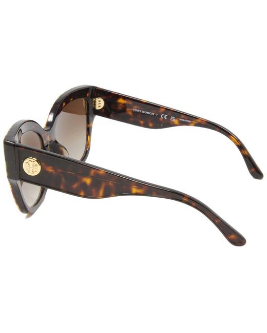 Tory Burch Brown Ty7184U 54Mm Sunglasses