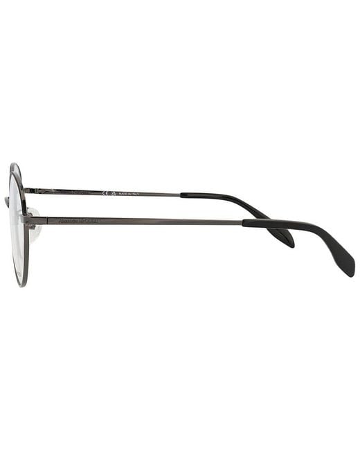 McQueen Metallic Am0369O 51Mm Optical Frames