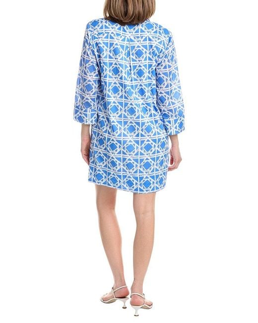 Jude Connally Blue Helen Mini Dress