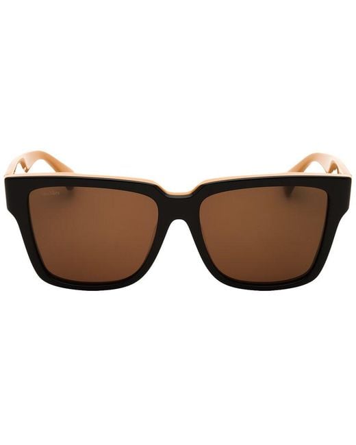 Max Mara Brown Mm0078 57Mm Sunglasses