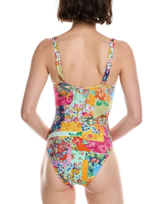 Monte and Lou Blue Multi Fit V One-Piece