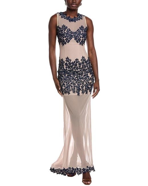 Issue New York Multicolor Floral Gown