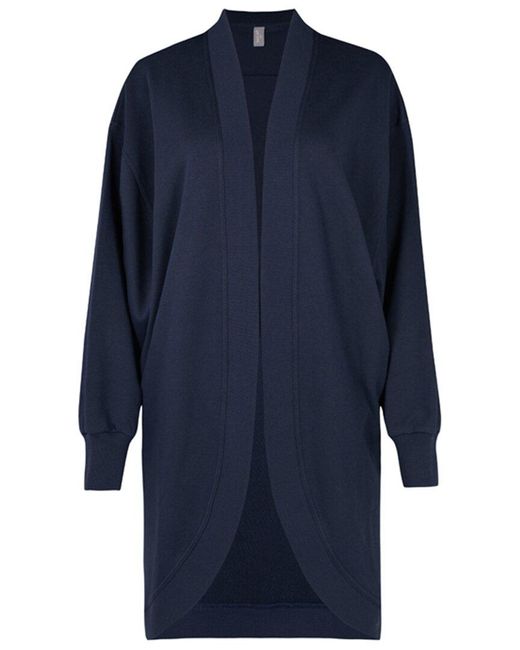Sweaty Betty Blue Cora Longline Cardigan