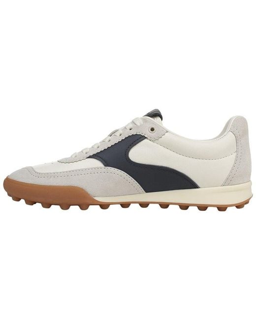 Vince White Silverlake Trainer Leather Slip-On Sneaker