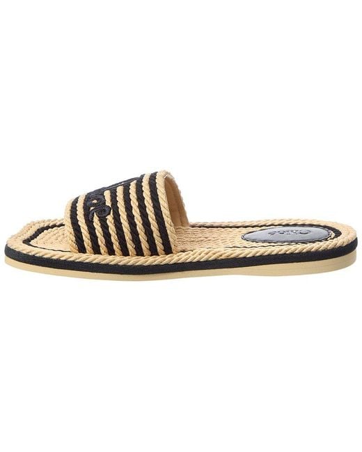 Chloé Brown Rope Slide