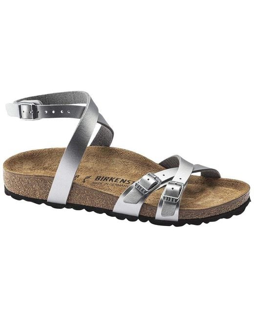 Birkenstock Metallic Blanca Birko-Flor Sandal